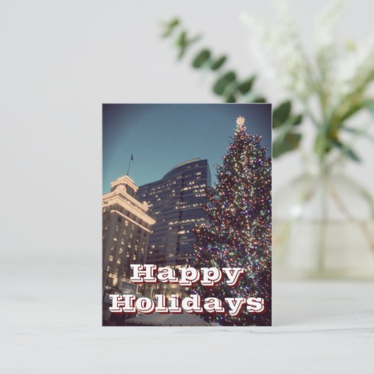 Kerstkaart Feestdagenkaart (Staand voorkant)