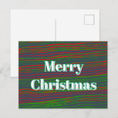Kerstkaart Feestdagenkaart (Voorkant / Achterkant)