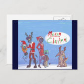 Kerstkaart Feestdagenkaart (Voorkant / Achterkant)