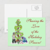 Kerstkaart Feestdagenkaart (Voorkant / Achterkant)