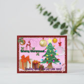 kerstkaart feestdagenkaart (Staand voorkant)