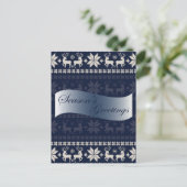 kerstkaart feestdagenkaart (Staand voorkant)