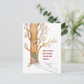 Kerstkaart Feestdagenkaart (Staand voorkant)