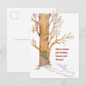 Kerstkaart Feestdagenkaart (Voorkant / Achterkant)