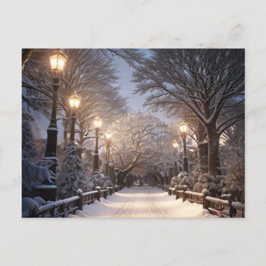 kerstkaart feestdagenkaart (Voorkant)