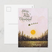 Kerstkaart Feestdagenkaart (Voorkant / Achterkant)