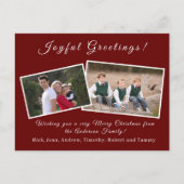  kerstkaart feestdagenkaart (Voorkant)