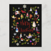 kerstkaart feestdagenkaart (Voorkant)