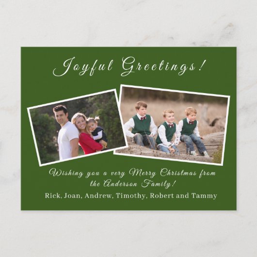  kerstkaart feestdagenkaart (Voorkant)