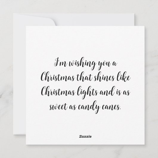 Kerstkaart! Feestdagenkaart (Achterkant)