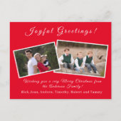  kerstkaart feestdagenkaart (Voorkant)