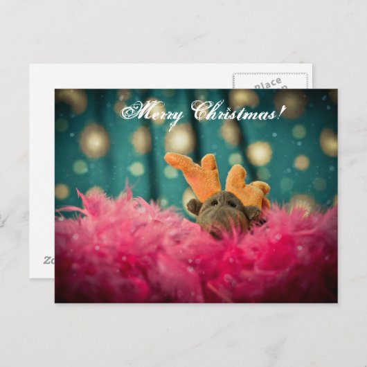 kerstkaart feestdagenkaart (Voorkant / Achterkant)