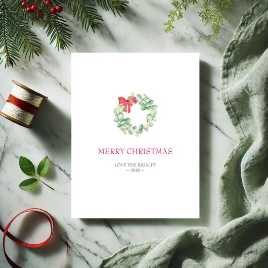 kerstkaart, feestkaartje feestdagenkaart