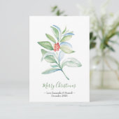 kerstkaart, feestkaartje RSVP kaartje (Staand voorkant)