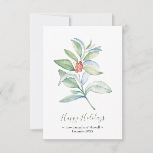 kerstkaart, feestkaartje RSVP kaartje (Voorkant)