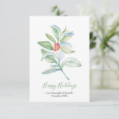 kerstkaart, feestkaartje RSVP kaartje (Staand voorkant)