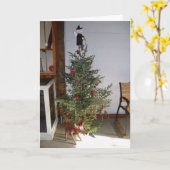 kerstkaart "Firehall Kerstmis" Kaart (Gele Bloem)