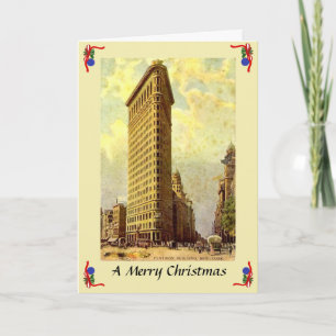 Kerstkaart - Flatiron Building, New York City Kaart