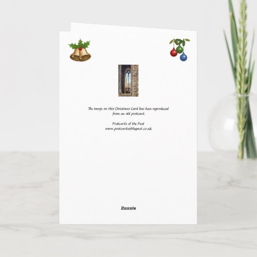 kerstKaart - Florence, Italië Kaart (Achterkant)