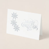 kerstkaart folie kaarten (Voorkant)