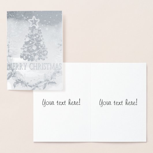 Kerstkaart Folie Kaarten (Display)