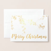 kerstkaart folie kaarten (Voorkant met envelop)