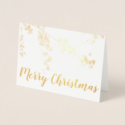 kerstkaart folie kaarten (Voorkant)