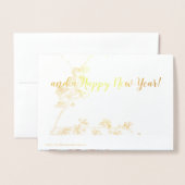 kerstkaart folie kaarten (Met envelop)