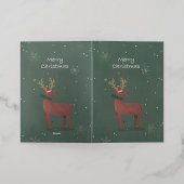 Kerstkaart Folie Wenskaart (Buiten Laag)