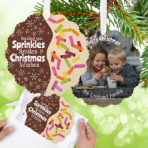 Kerstkaart Foto Ornament Strooi Overal