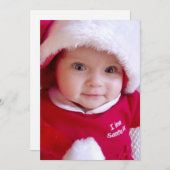 Kerstkaart foto Plat Kerstkaart (Voorkant / Achterkant)