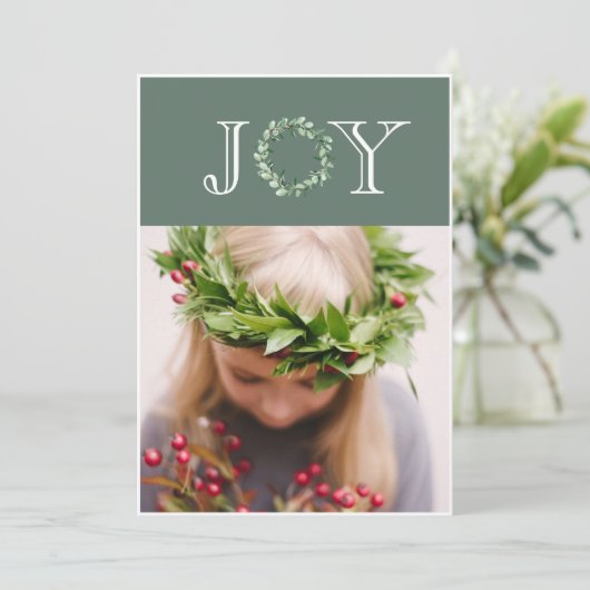 Kerstkaart Foto Sjabloon (Staand voorkant)