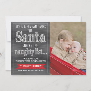 kerstkaart Funny, feestelijke fotokaart