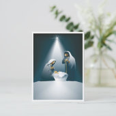 Kerstkaart - Geboorte Briefkaart (Staand voorkant)