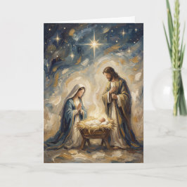 Kerstkaart Geboorte van Jezus Kaart