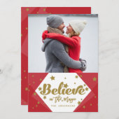 Kerstkaart 'Geloof in de Magie' (Voorkant / Achterkant)