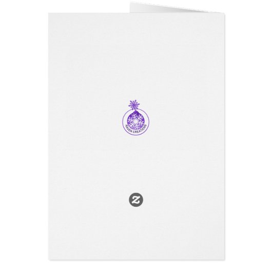 kerstKaart: Geloof me (Achterkant)