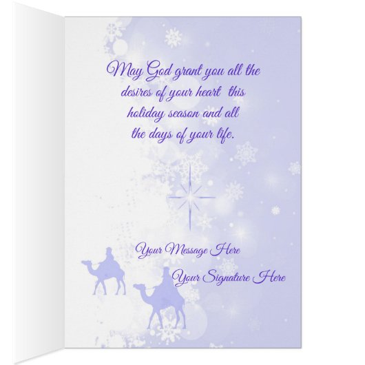 kerstKaart: Geloof me (Binnen (Rechts))