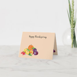 Kerstkaart: Gelukkig Thanksgiving Feestdagen Kaart