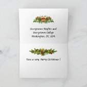 KerstKaart - Georgetown Heights, DC Feestdagen Kaart (Binnen)