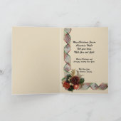 Kerstkaart Gezegende Moeder en Baby Jezus Feestdagen Kaart (Binnen)