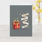 Kerstkaart Goedheid Vrede Hoop Cadeau Kaart (Gele Bloem)