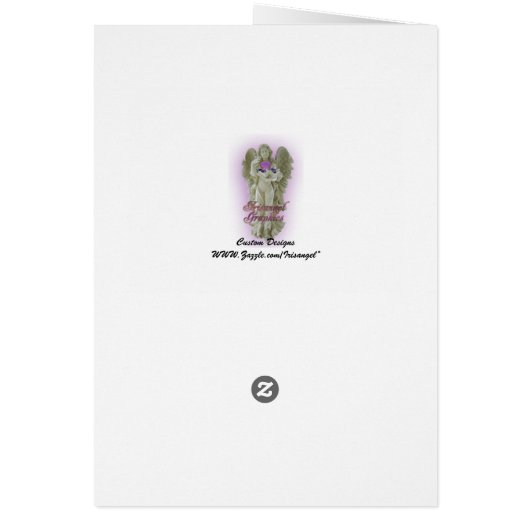 Kerstkaart goud en rood Victoriaans (Achterkant)