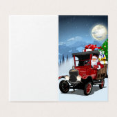 Kerstkaart groet kaart (Buitenkant ongevouwen)