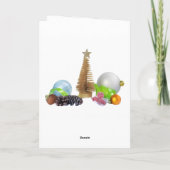 kerstkaart groet kaart (Achterkant)