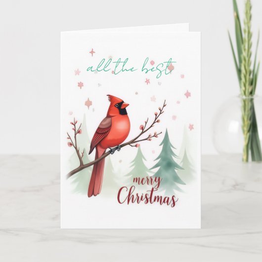 kerstkaart groet kaart (Voorkant)
