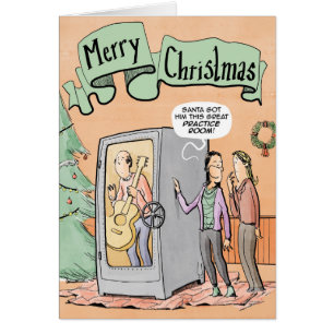 Kerstkaart Guitar-praktijkzaal