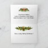 KerstKaart - GWR Express-trein Feestdagen Kaart (Binnen)