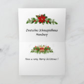 KerstKaart - Hamburg, Duitsland Feestdagen Kaart (Binnen)