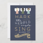 Kerstkaart 'Hark the Herald Angels' (Voorkant)